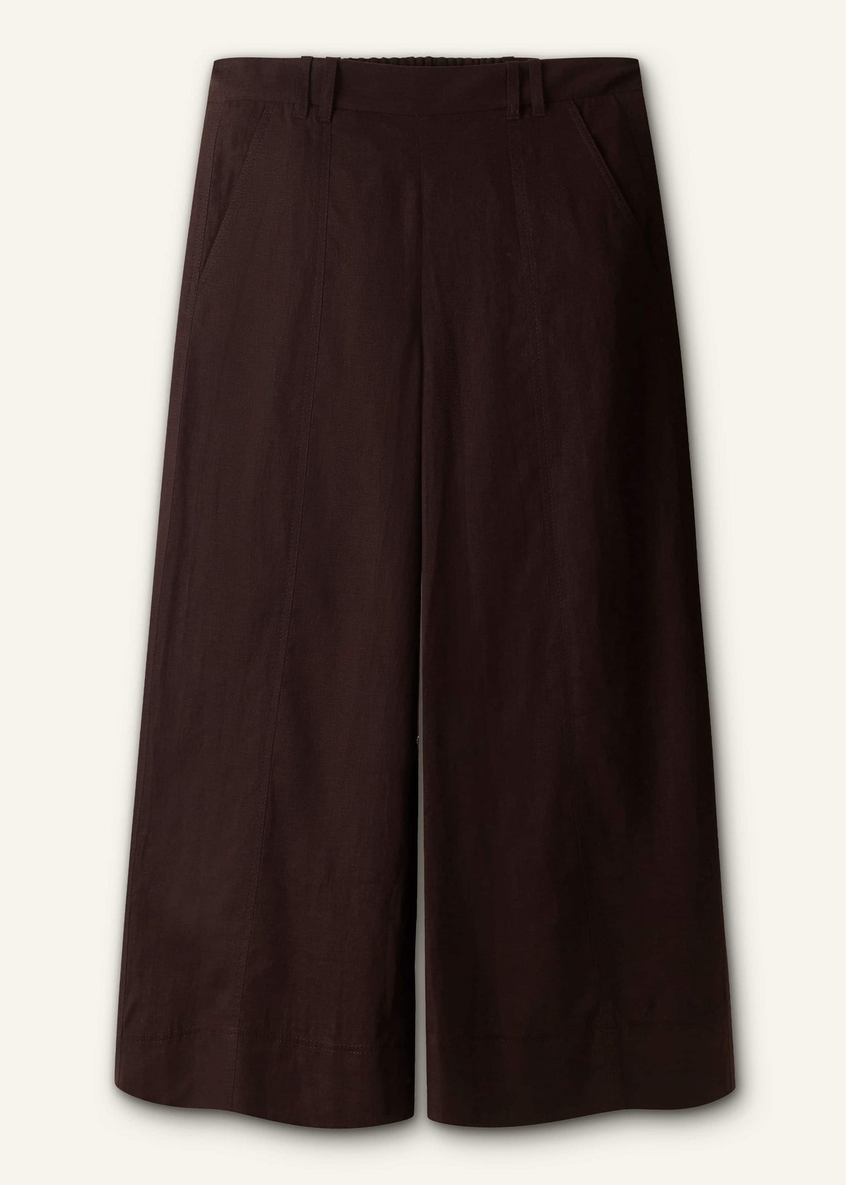 Black Crop Wide-Leg Pant | ME+EM