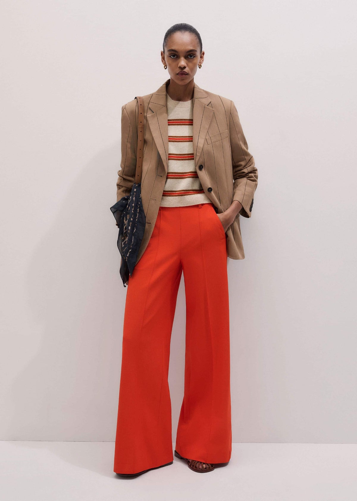 Orange Forever Wide-Leg Pant | ME+EM