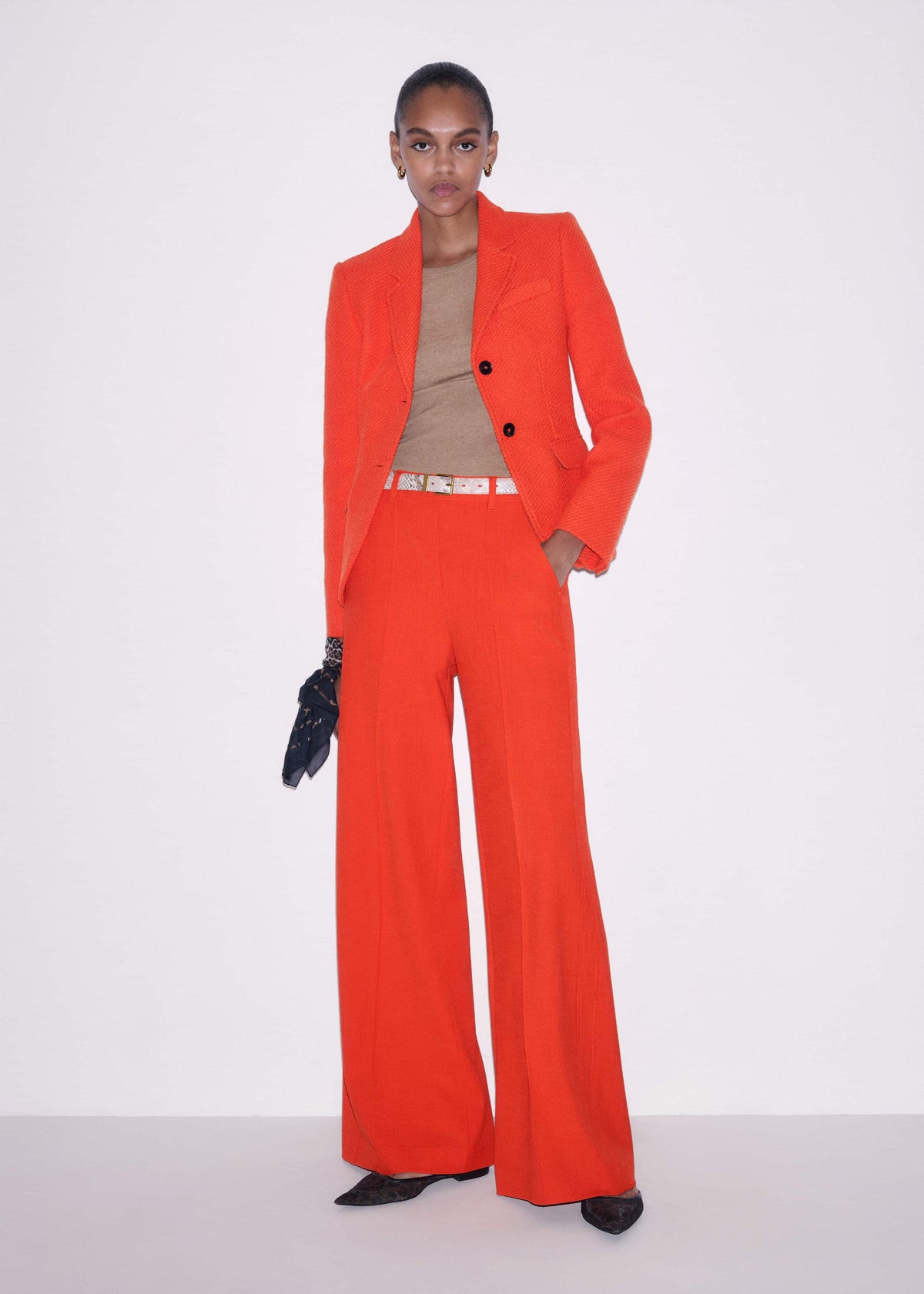 Orange Forever Wide-Leg Pant | ME+EM