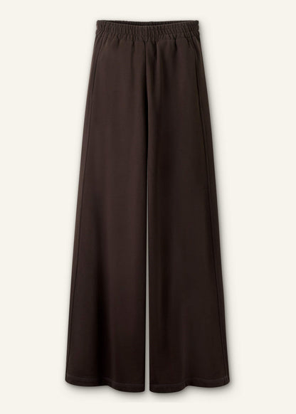 Brown Sweatshirt Wide-Leg Track Pant | ME+EM