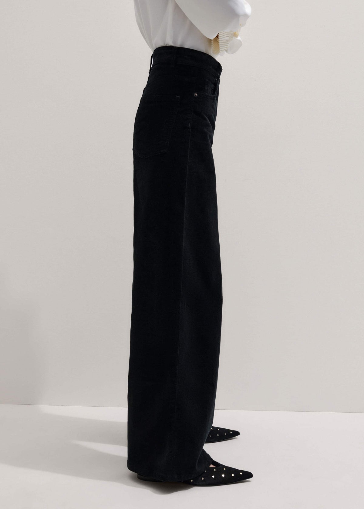 Black Ultimate Wide-Leg Pant | ME+EM