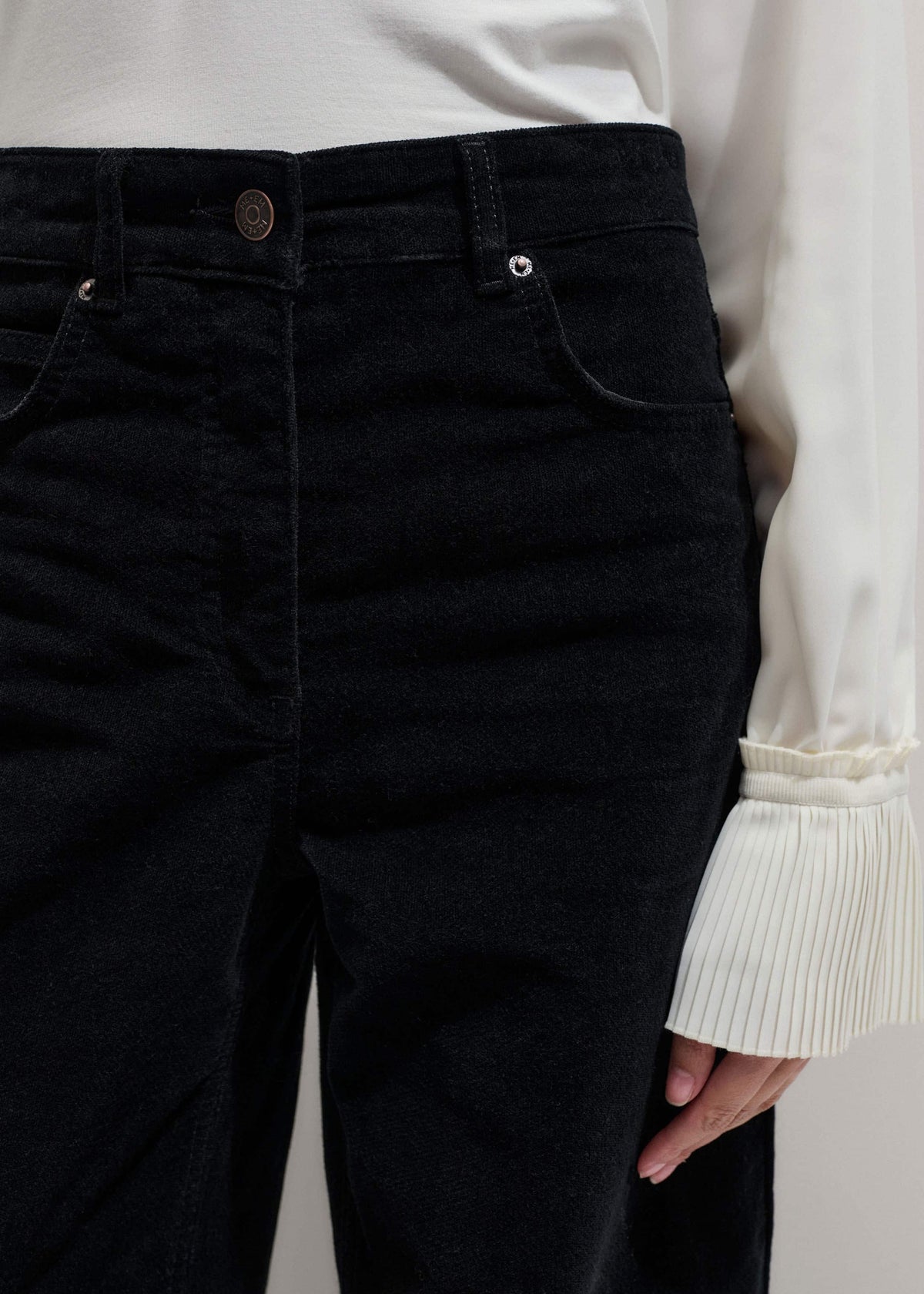 Black Ultimate Wide-Leg Pant | ME+EM