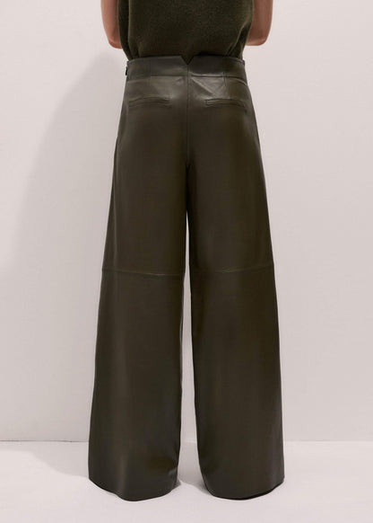 Olive Green Wide-Leg Pant | ME+EM