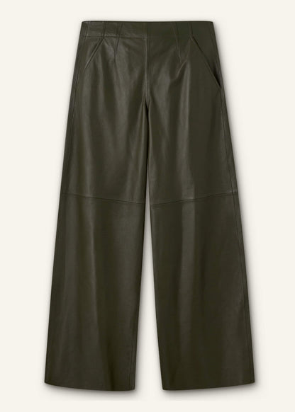 Olive Green Wide-Leg Pant | ME+EM