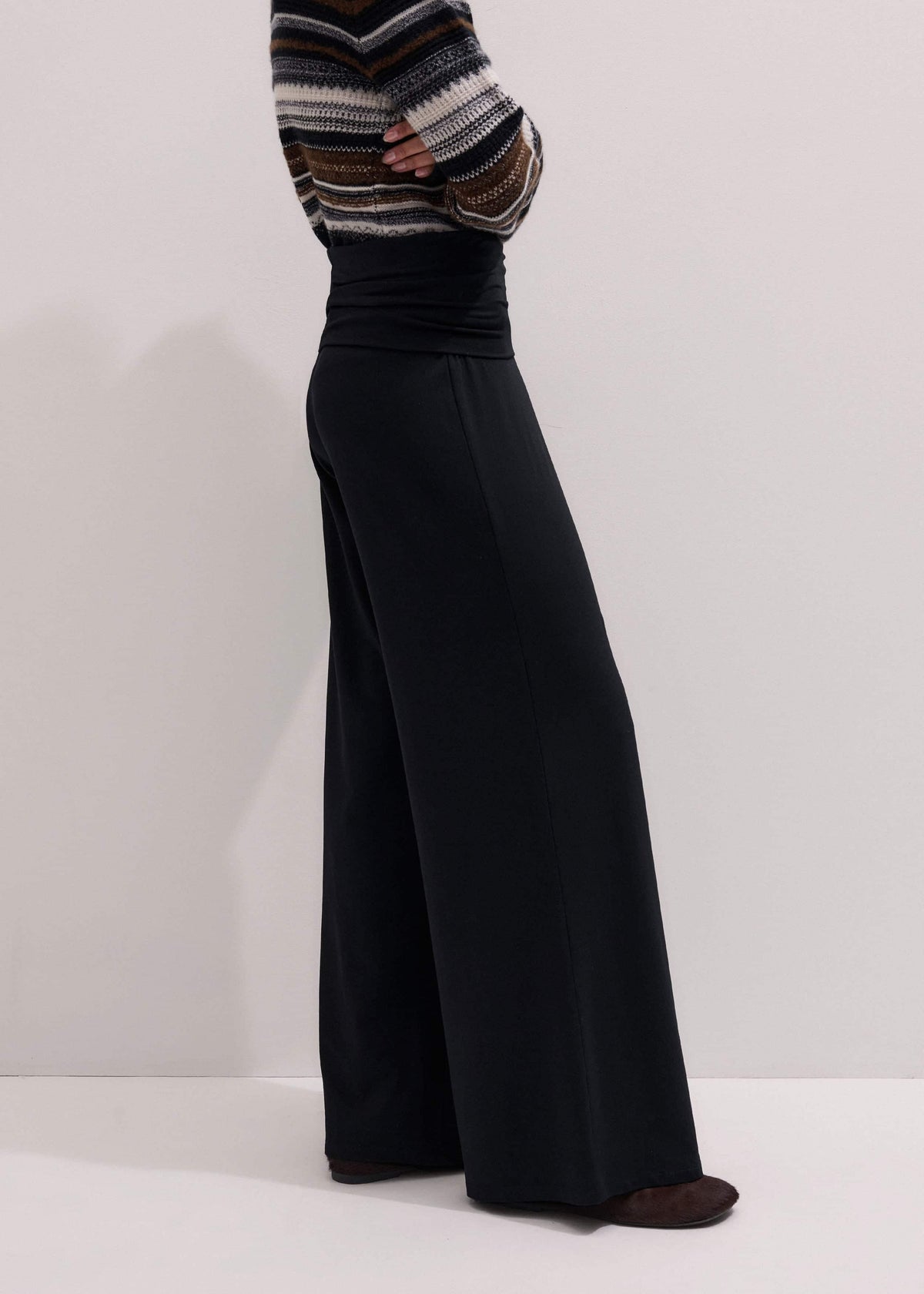 Black Icon Palazzo Pant | ME+EM