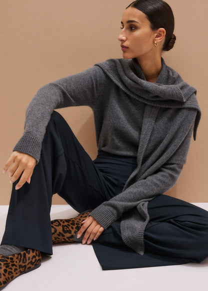 Navy Icon Palazzo Pant | ME+EM