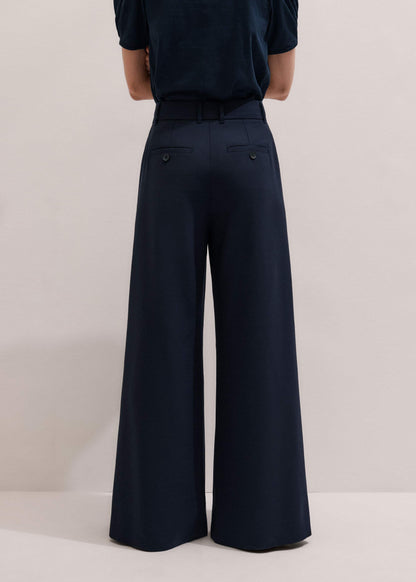 Navy Ultimate Very Wide-Leg Pant | ME+EM