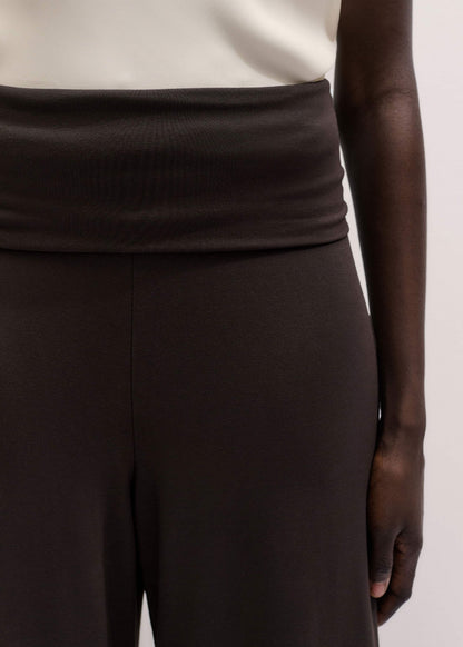 Brown Super Wide Palazzo Pant | ME+EM