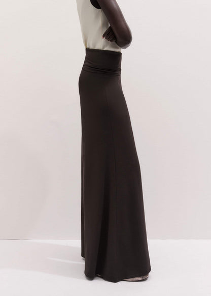 Brown Super Wide Palazzo Pant | ME+EM