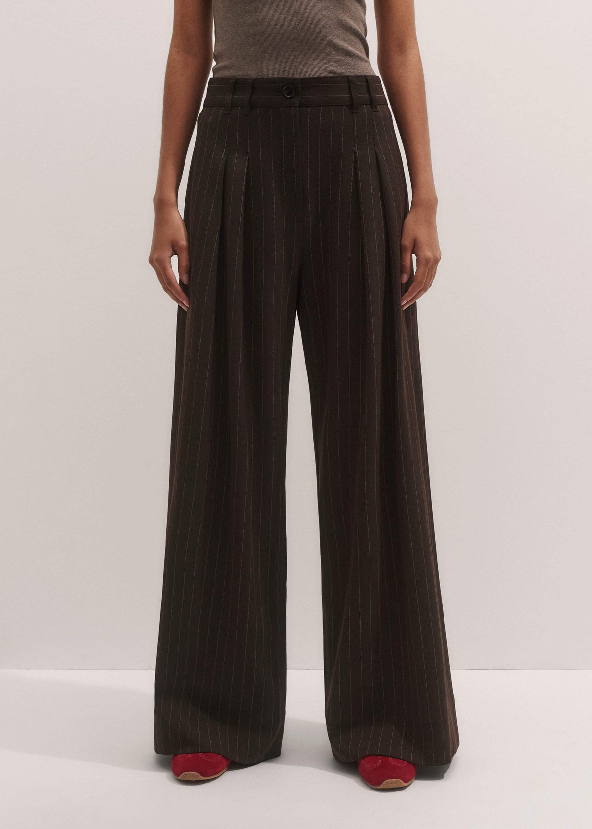 Brown Wide-Leg Pant | ME+EM