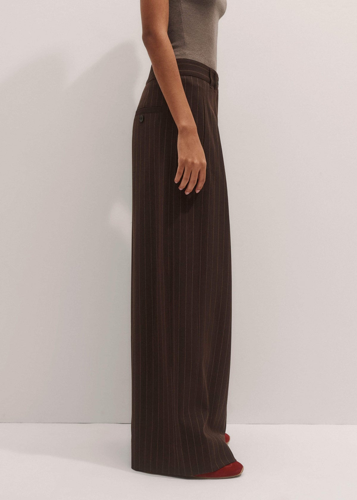 Brown Wide-Leg Pant | ME+EM
