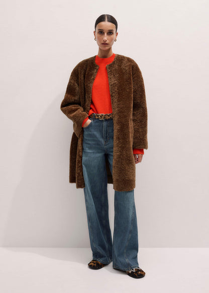 Blue Relaxed Straight Insert Jean | ME+EM