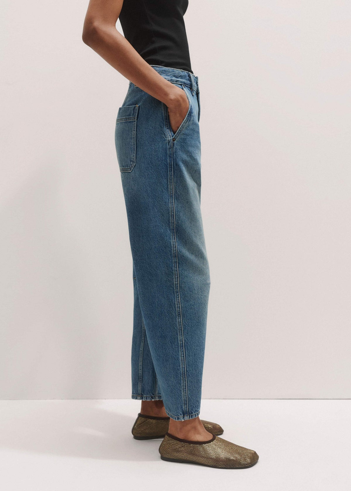 Blue Engineered Jean | ME+EM