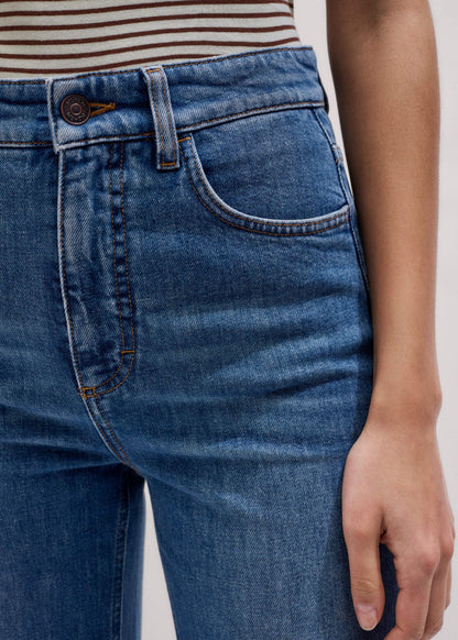 Blue Super Flare Wide Jean | ME+EM