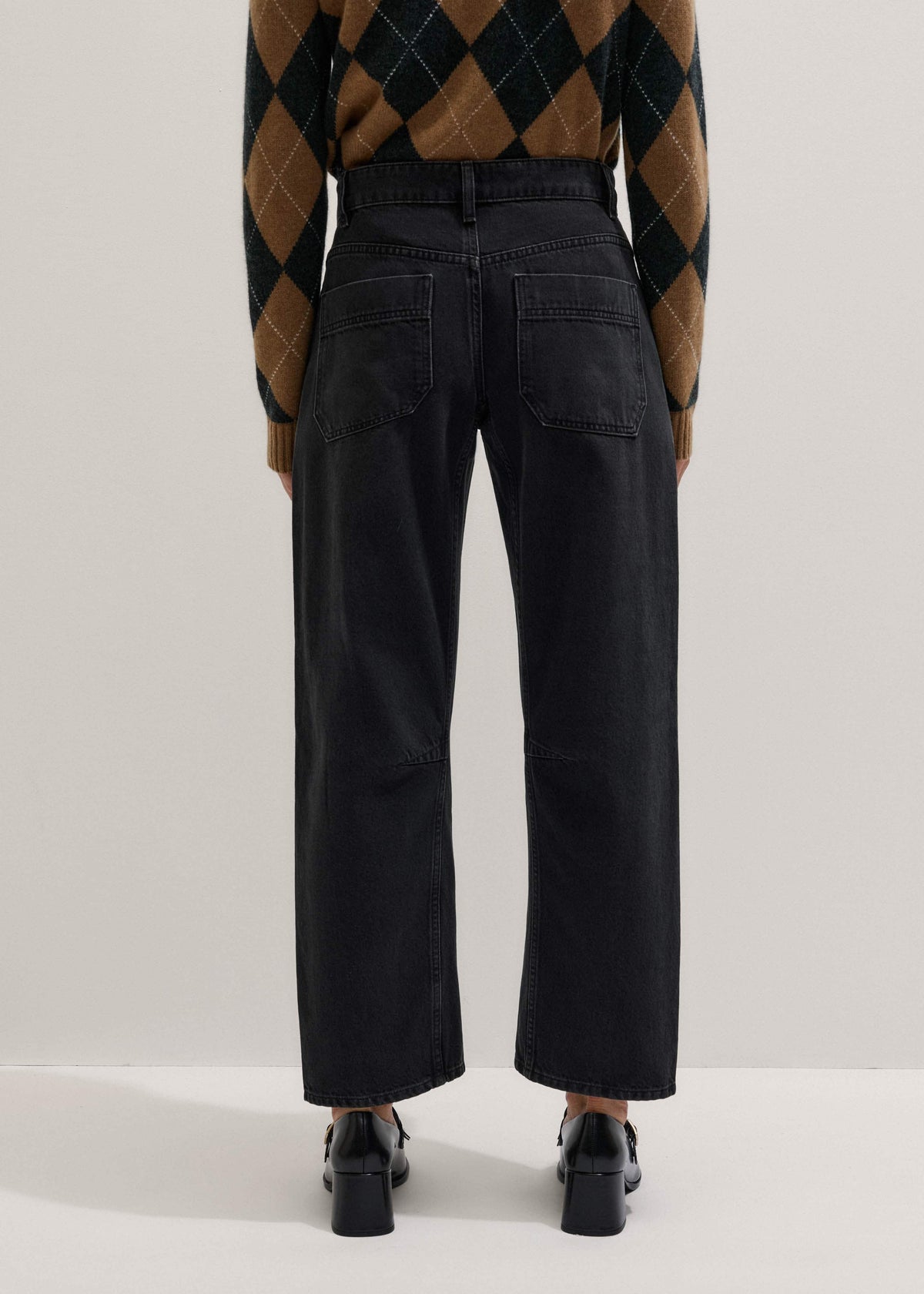 Black Patch Pocket Engineered Jean | ME+EM