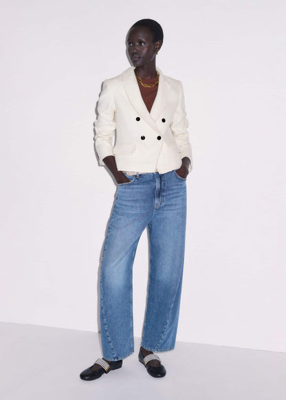 Blue Engineered Barrel Jean | ME+EM