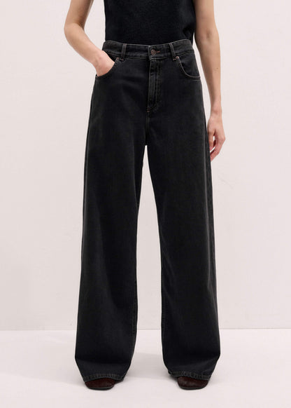 Black Every-Wear Baggy Jean | ME+EM