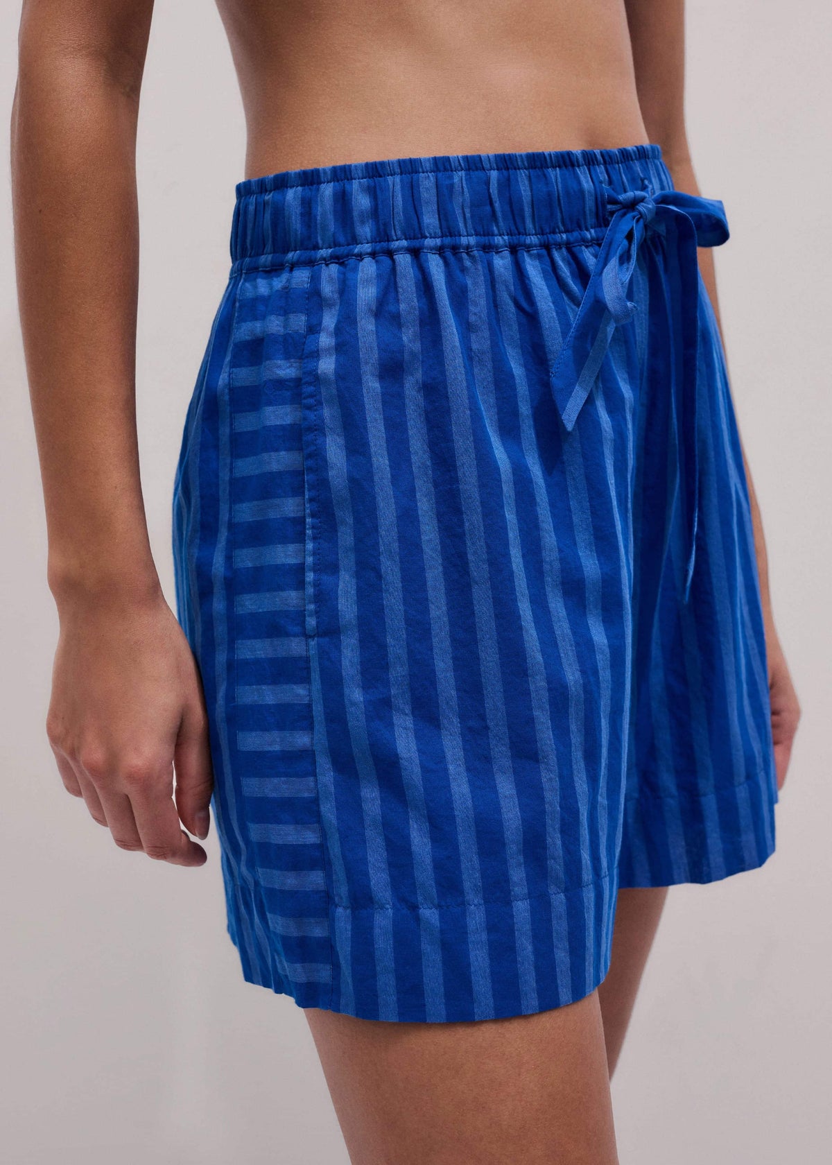 Blue Striped Beach Short | ME+EM