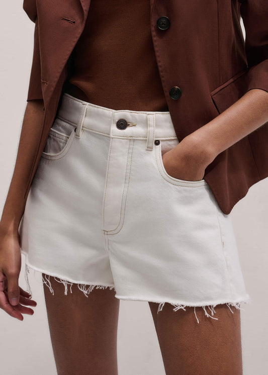 Ecru Classic Cut Off Short | ME+EM