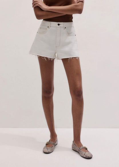 Ecru Classic Cut Off Short | ME+EM