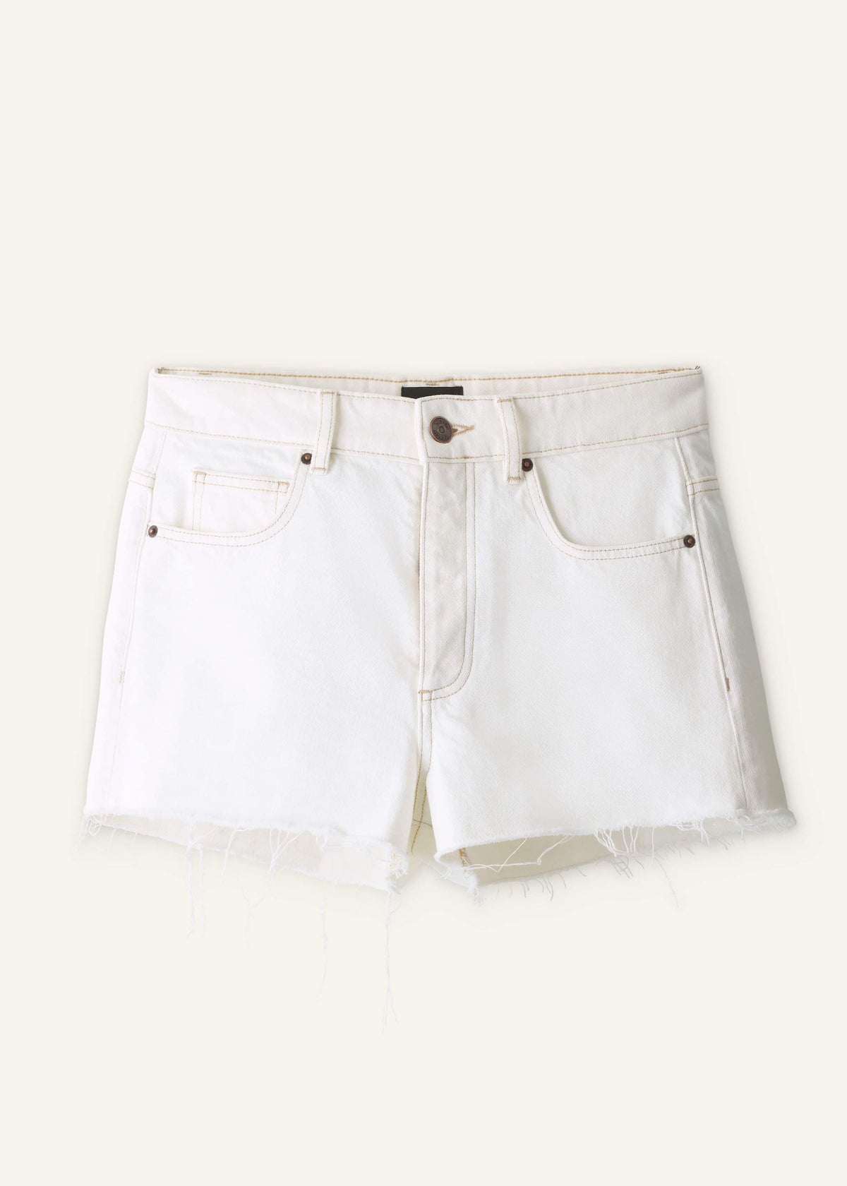Ecru Classic Cut Off Short | ME+EM