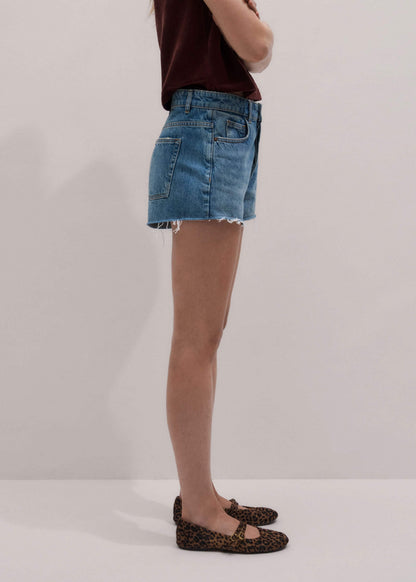 Blue Classic Cut Off Short | ME+EM
