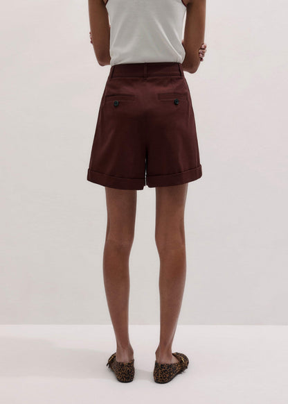 Cinnamon Brown Tailored Summer Short | ME+EM