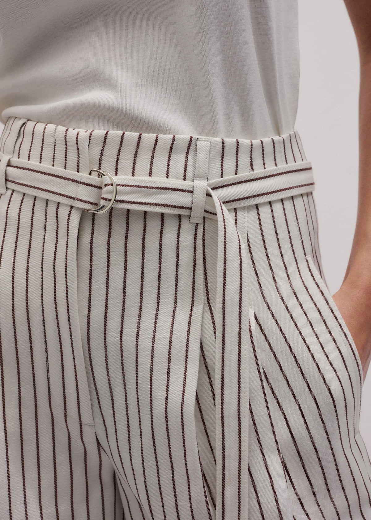 Ivory Tailored Pleat Short | ME+EM