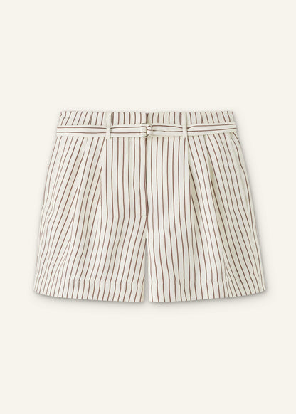 Ivory Tailored Pleat Short | ME+EM