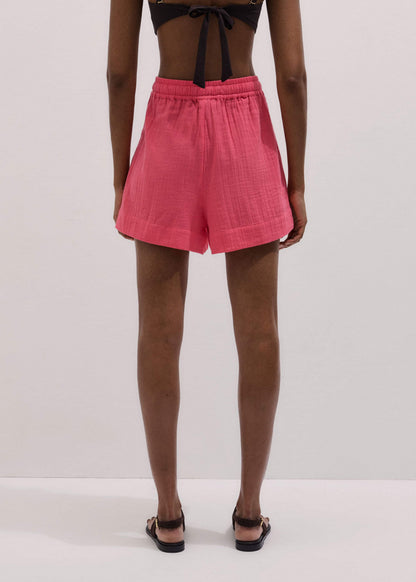 Pink Cheesecloth Summer Short | ME+EM