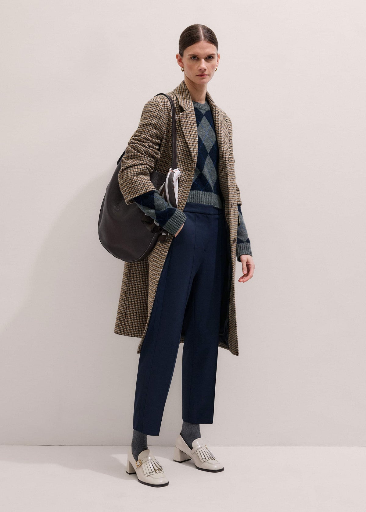 Navy Slim Crop Forever Pant | Pants | ME+EM