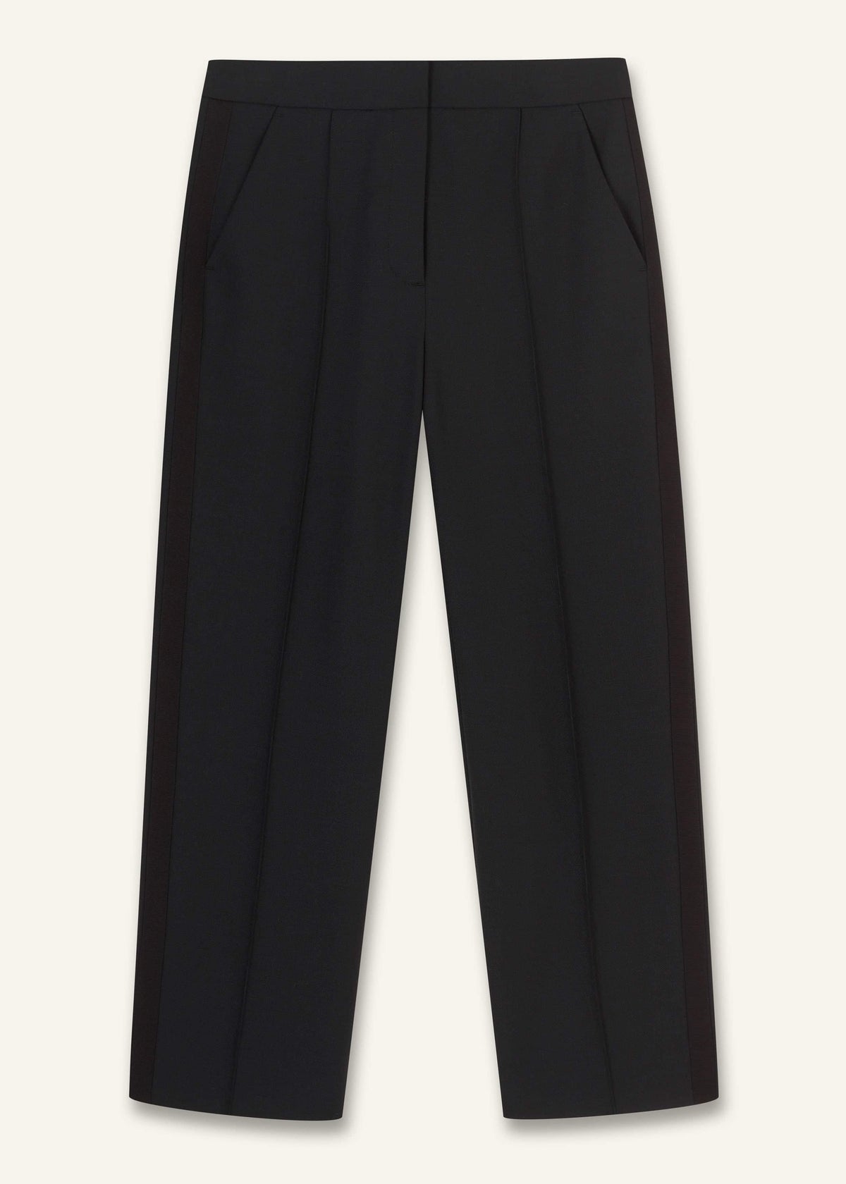 Black Slim Crop Tux Pant | Pants | ME+EM