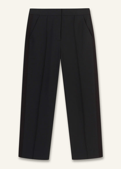 Black Slim Crop Tux Pant | Pants | ME+EM