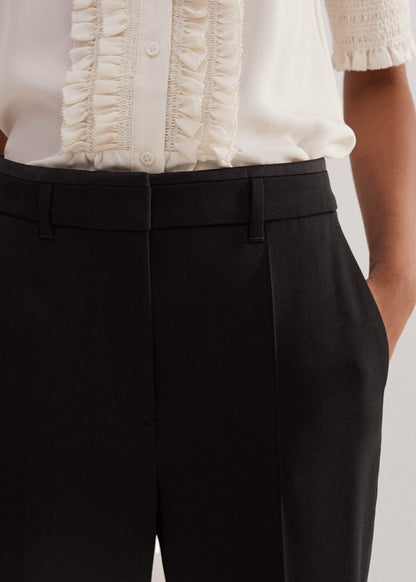 Black Slim Crop Forever Tux Pant | Woven Pants | ME+EM