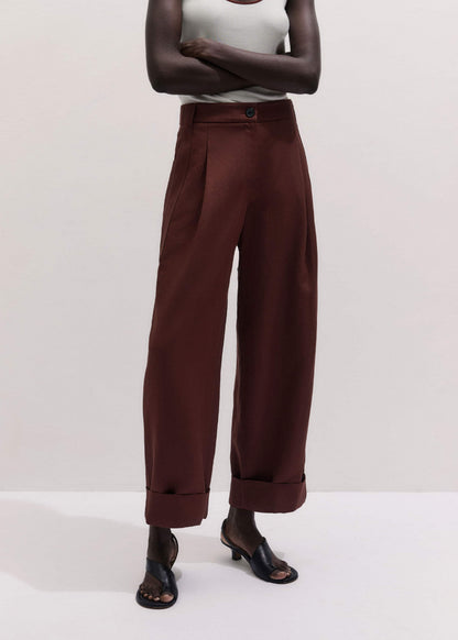 Cinnamon Brown Extreme Taper Pant | ME+EM