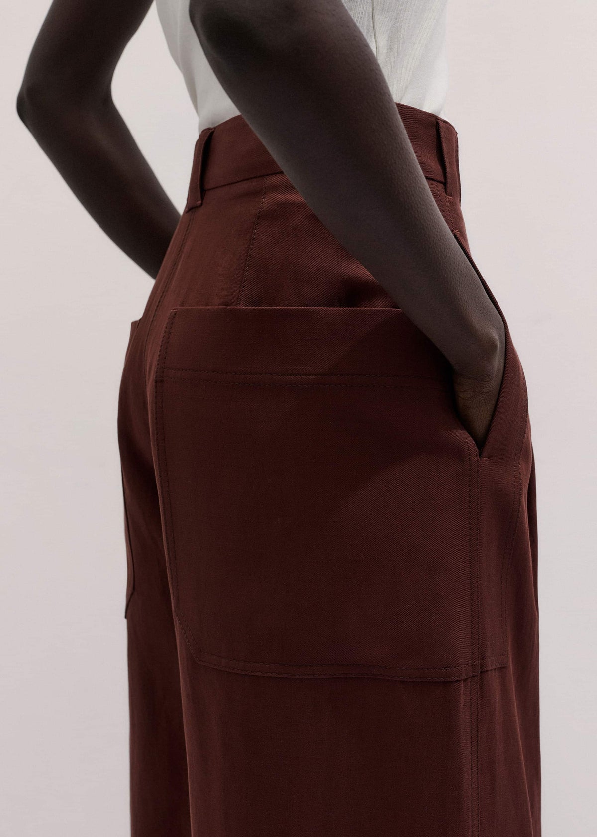 Cinnamon Brown Extreme Taper Pant | ME+EM
