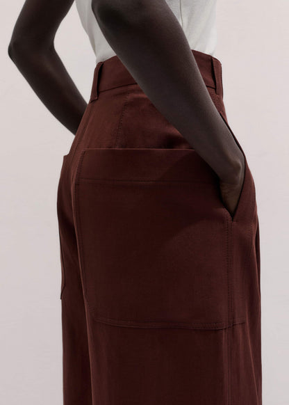 Cinnamon Brown Extreme Taper Pant | ME+EM