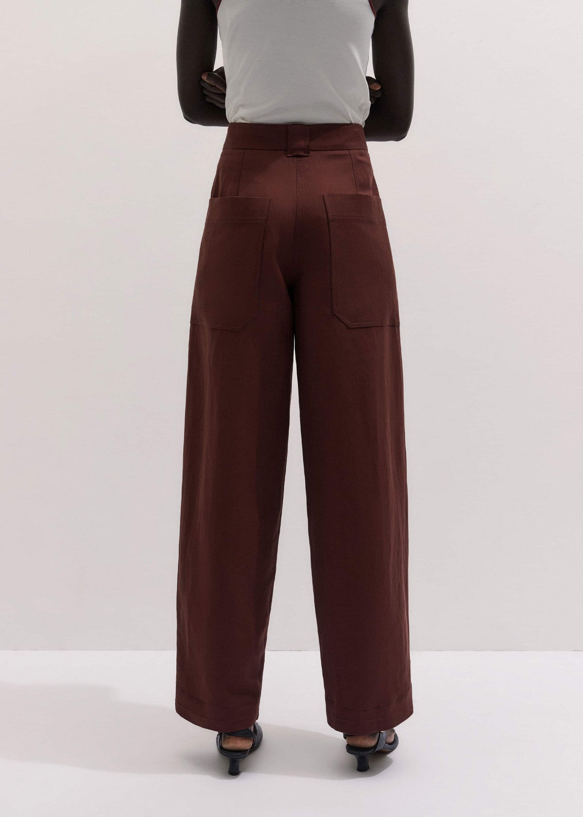 Cinnamon Brown Extreme Taper Pant | ME+EM