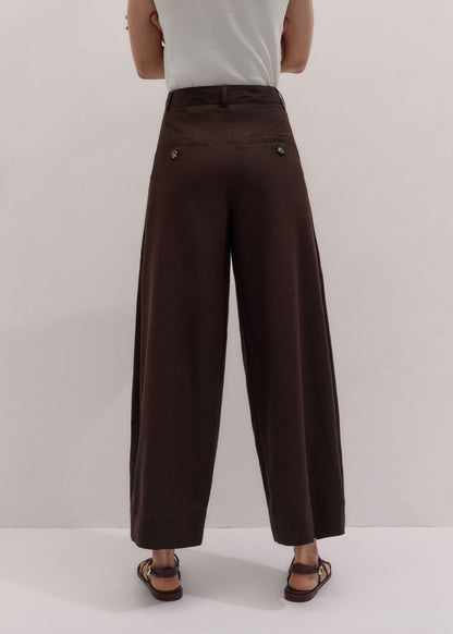 Brown Extreme Taper Pant | ME+EM