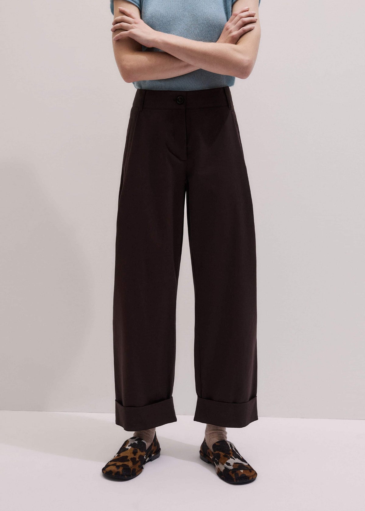 Chocolate Brown Clever Tapered Chino | ME+EM