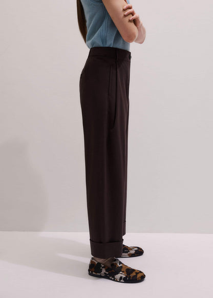 Chocolate Brown Clever Tapered Chino | ME+EM