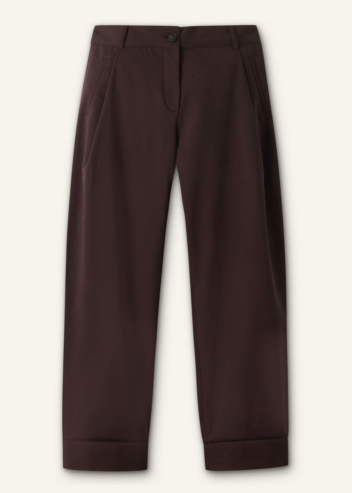 Chocolate Brown Clever Tapered Chino | ME+EM