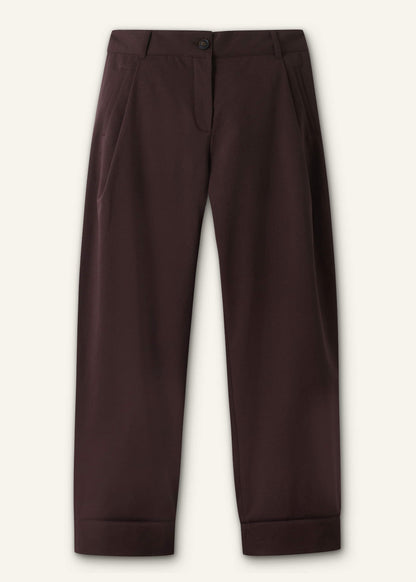 Chocolate Brown Clever Tapered Chino | ME+EM