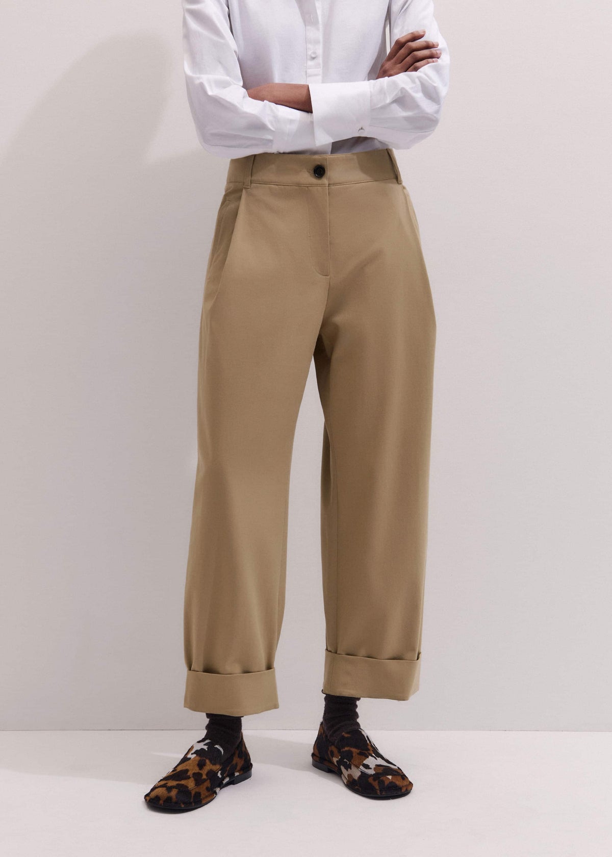 Brown Clever Tapered Chino | ME+EM