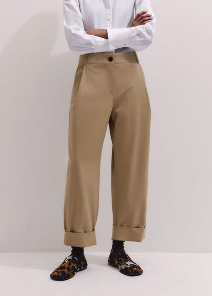 Brown Clever Tapered Chino | ME+EM