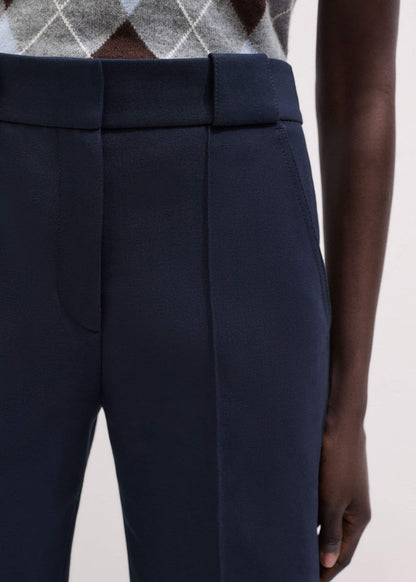 Navy Tailored Leg Elongator Pant | ME+EM