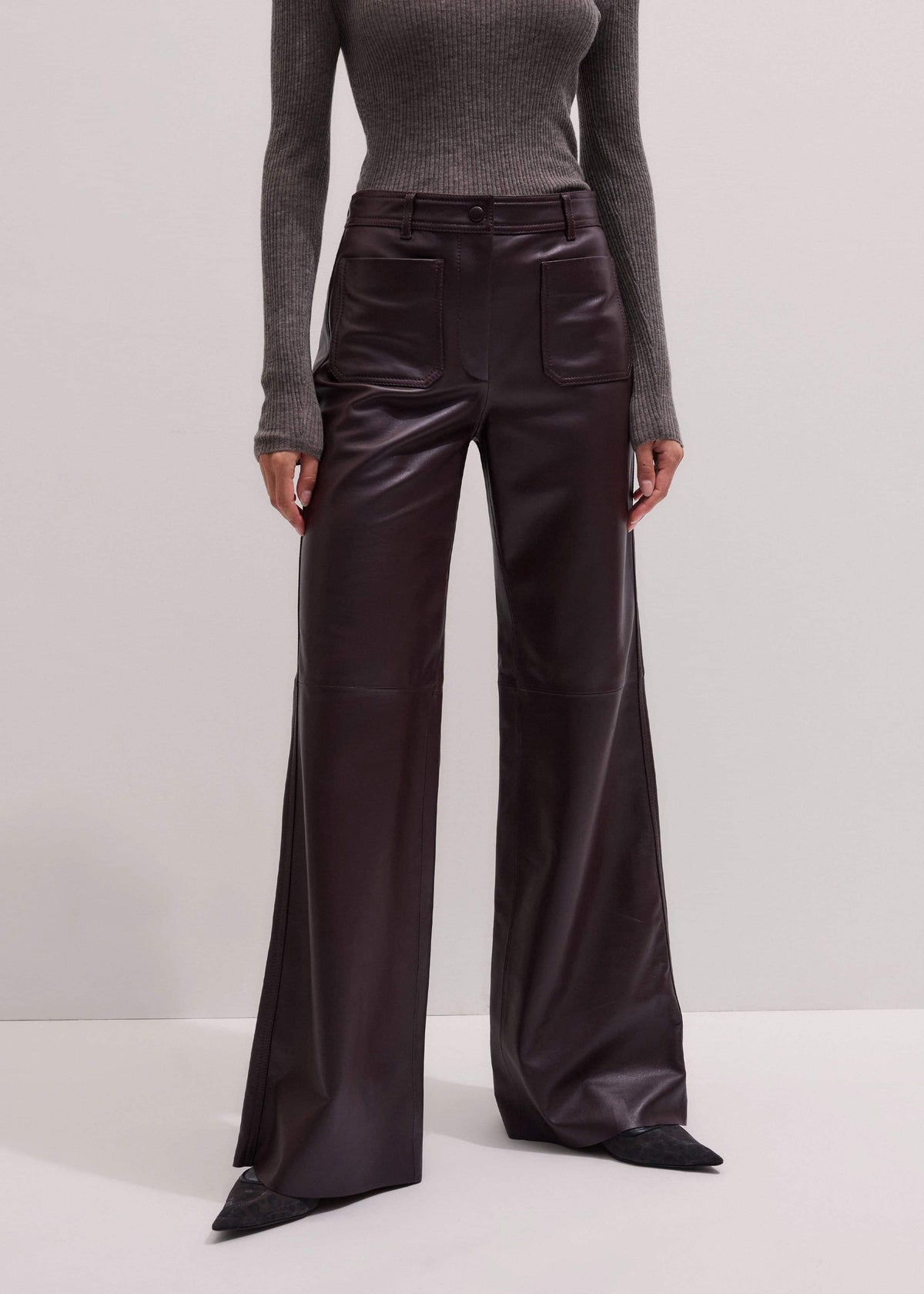 Red Boot Cut Pant | ME+EM