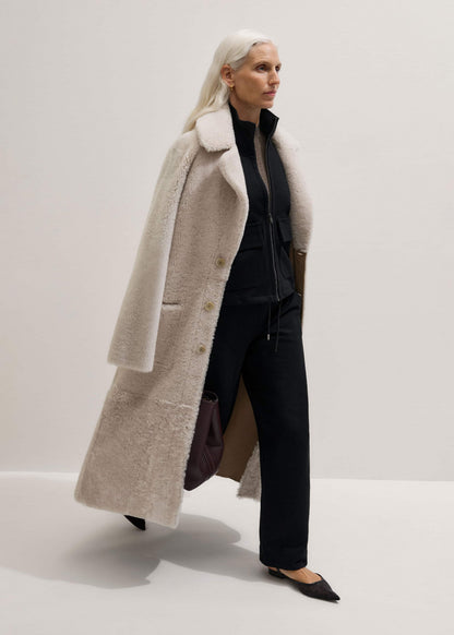 Black Luxe Travel Tailoring Barrel-Leg Pant | ME+EM