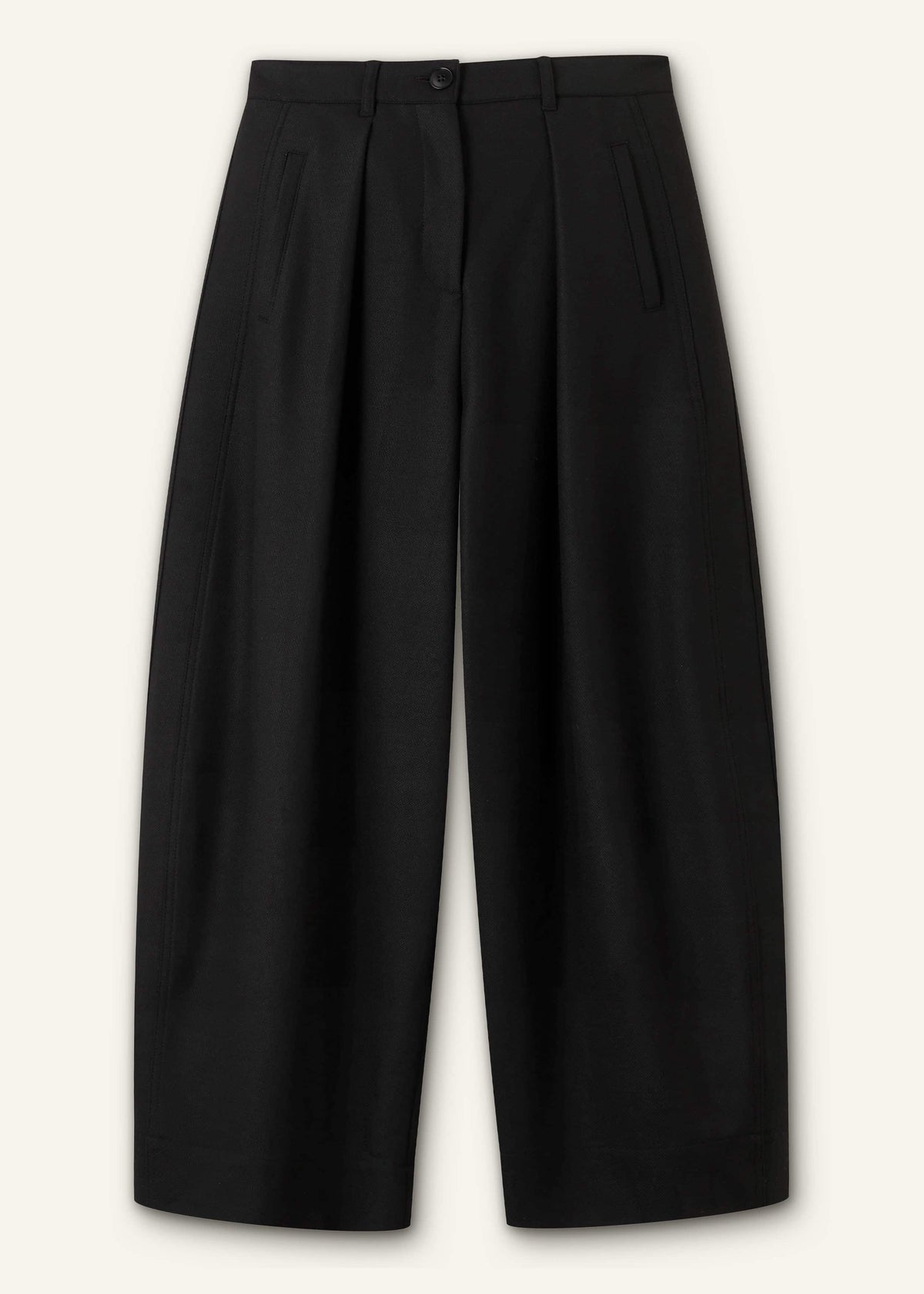 Black Barrel Leg Pant | ME+EM