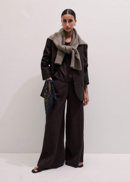 Brown Cheesecloth T-Shirt | ME+EM